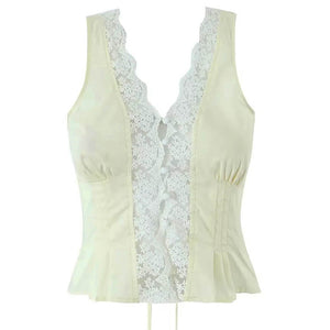 French Summer Lace Top & Mini Skirt Co-Ord