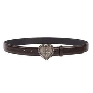 Fairy Grunge Heart Buckle Belt