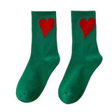 Heart Crush Ribbed Socks