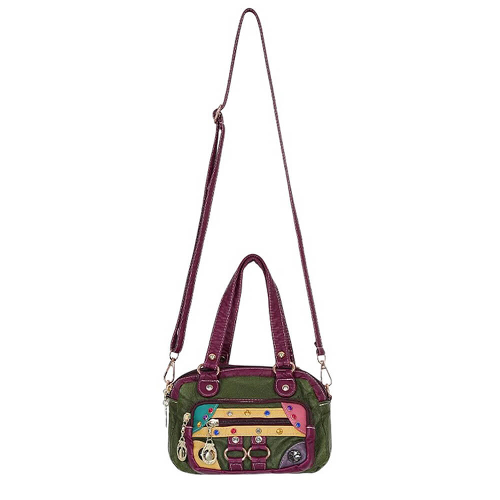 Hippie Aesthetic Patchwork Mini Bag
