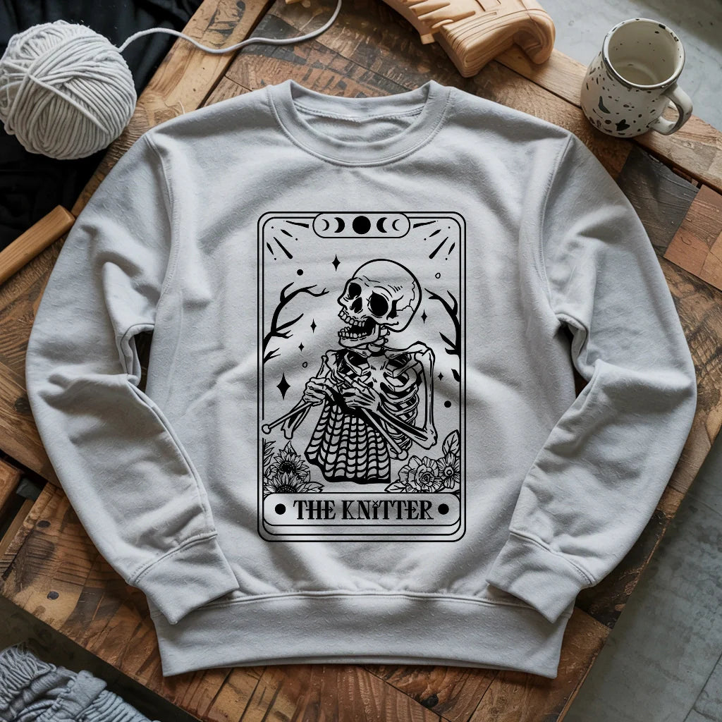 Knitter Tarot Card Sweatshirt