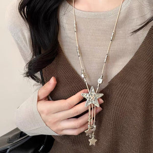 Long Star Charm Necklace
