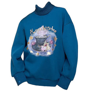 Magic Witches Printed Sweatshirt