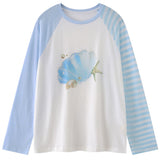 Mermaidcore Graphic Long Sleeve Top