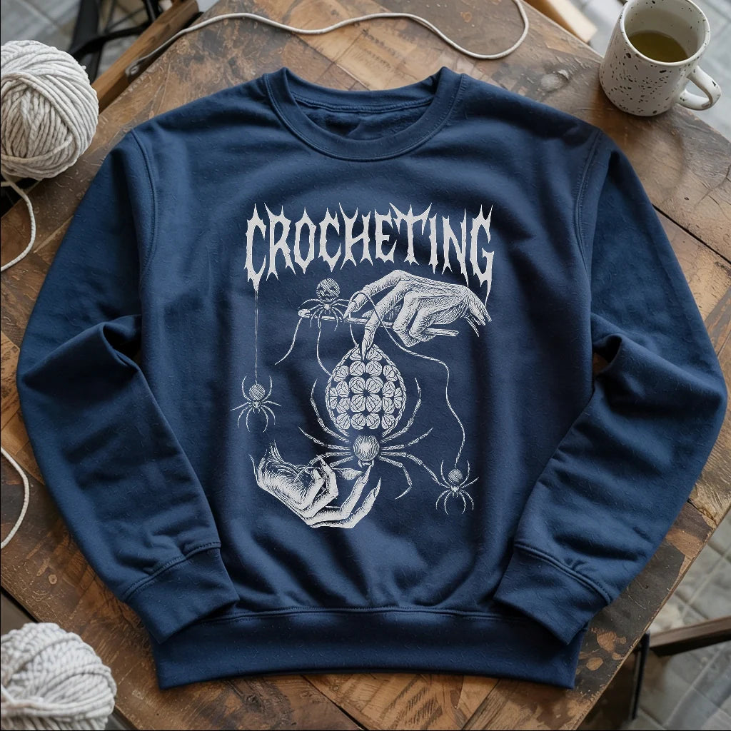 Gothic Crocheter Sweatshirt