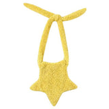 Pastel Star-Shaped Fuzzy Bag