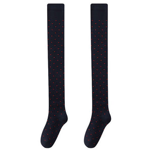 Polka Dot Over-the-Knee Stockings