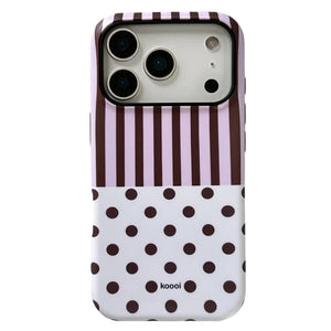 Polka Dot & Stripes iPhone Case
