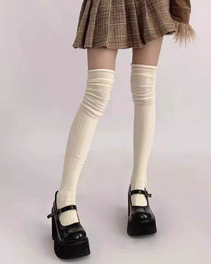 Preppy Knee High Socks