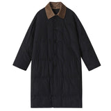 Preppy Style Quilted Coat