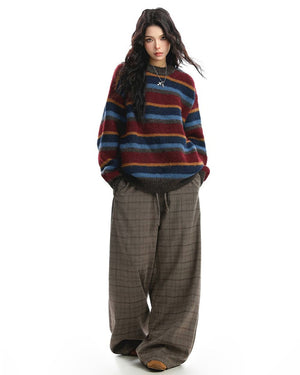 Primary Colors Striped Knit Sweater