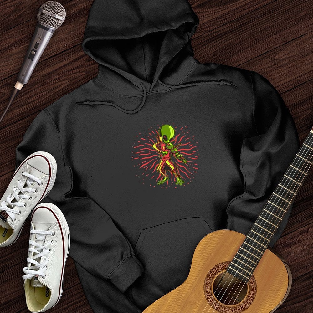 Alien Playing Violin Hoodie