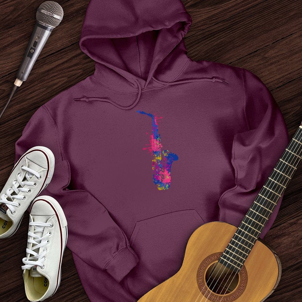 Cartoon Sax Hoodie