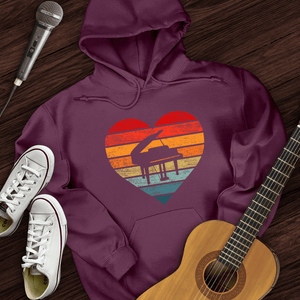 I Love Piano Hoodie