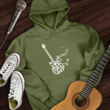 Floral Guitar Hoodie