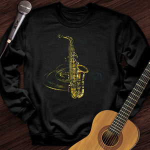 Colorful Sax Crewneck