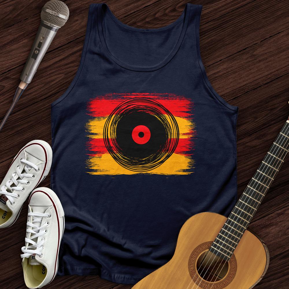 Cartoon Record Tank Top