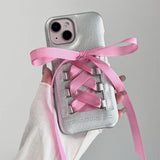 Balletcore Ribbon Lace Up iPhone Case