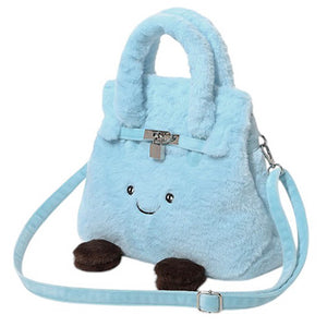 Smiling Face Plush Handbag