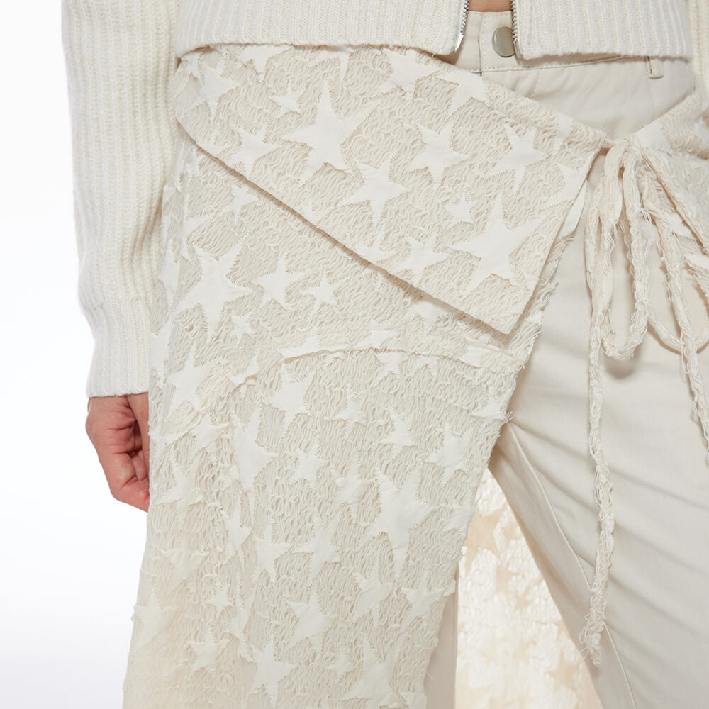 Star Girl Overlay Wrap Skirt Belt