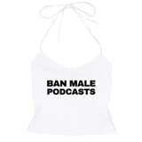 Y2K Style Podcasts Halter Top